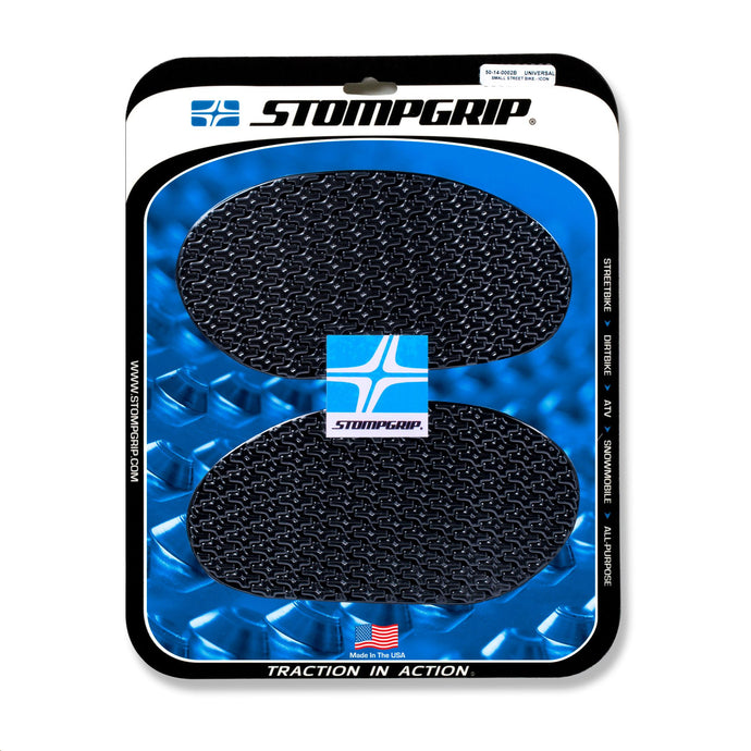 Stompgrip 50-14-0002B Icon Profile Small Street Bike Tank Grips - Black