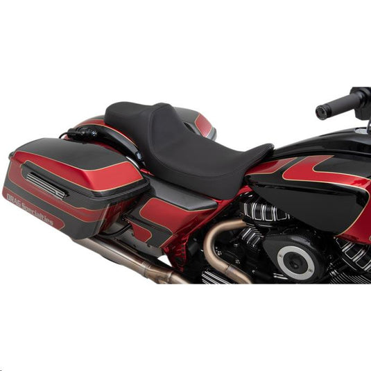 Drag Specialties 0801-1259 Predator III Extended Reach Seats - Smooth