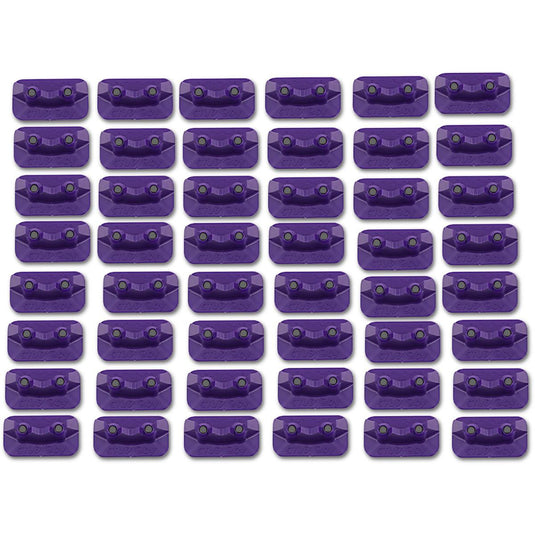 Stud Boy 2522-P2-PUR Super-Lite Plus Pro Series Double Backer Plates - Purple - .75in.