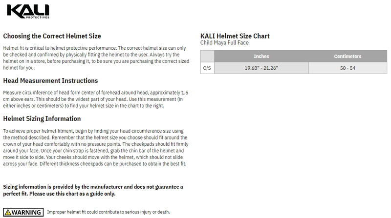 Load image into Gallery viewer, Kali Protectives Child Maya Race Helmet
