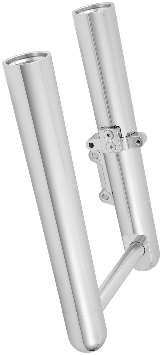 Arlen Ness 06-554 Hot Legs Single Disc Fork Leg Set - Smooth - Chrome