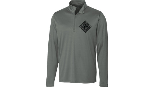 Moose Offroad Spin Sync Quarter Zip Pullover (Small, Gray)