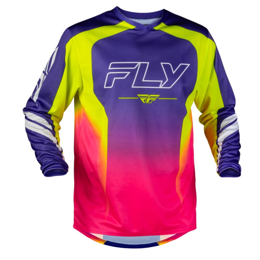 Fly Racing F-16 Raze Jersey (Small, Purple/Red/Yellow)