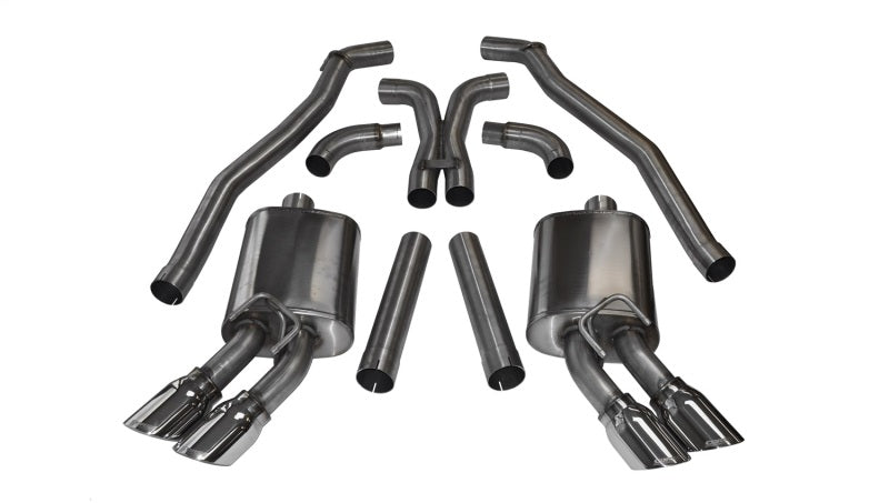Load image into Gallery viewer, Corsa Performance 14971 COR Cat-Back + X-Pipe Sport
