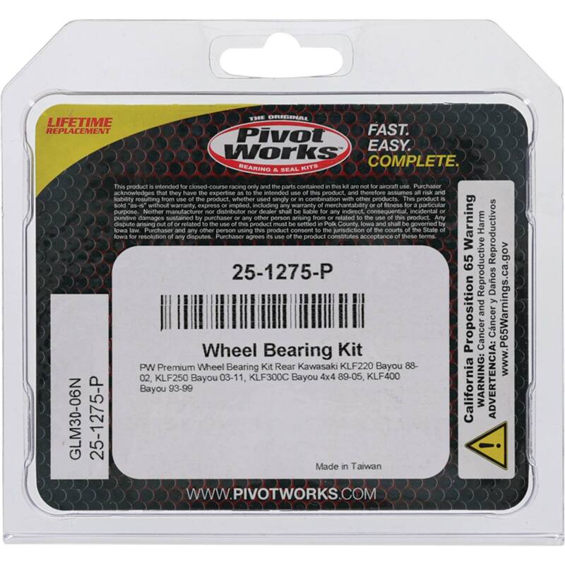 Load image into Gallery viewer, Pivot Works 25-1275-P PIV Wheel Bearing Kit

