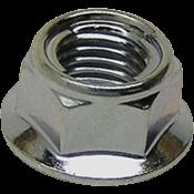 Bolt 021-31014 Hex Head Flange Fuji Style Metal Locking Nuts - M10 x 1.25 14mm