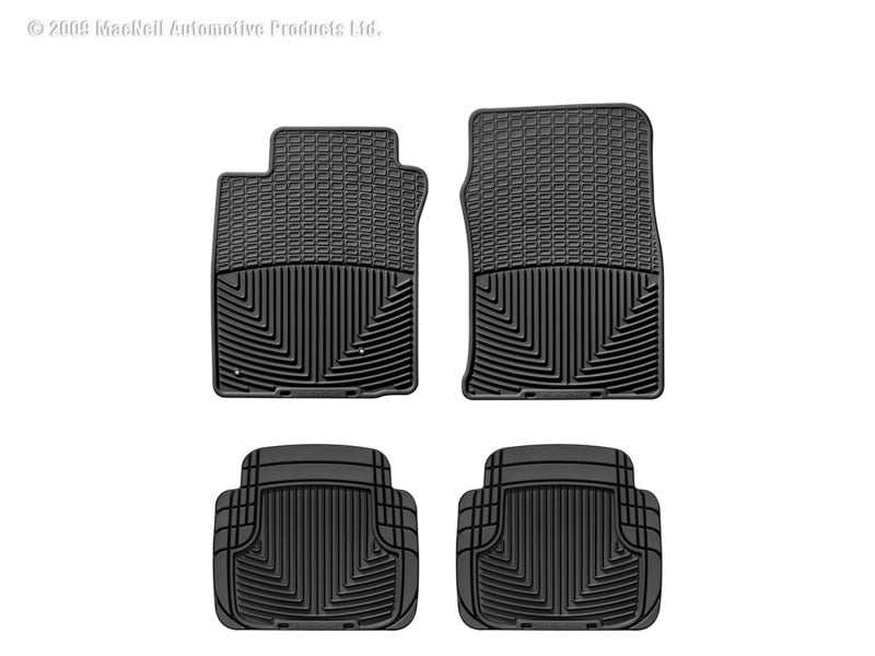 Load image into Gallery viewer, Weathertech W39-W50 WT Rubber Mats - Front - Blk
