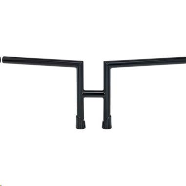 Biltwell Inc. 6202-2016 1in. H2 Slotted Handlebar - Black Electroplated