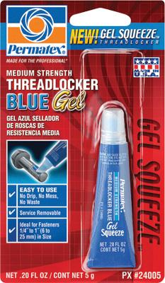 Permatex 24005 Gel Twist Threadlockers - 5 gr - Blue