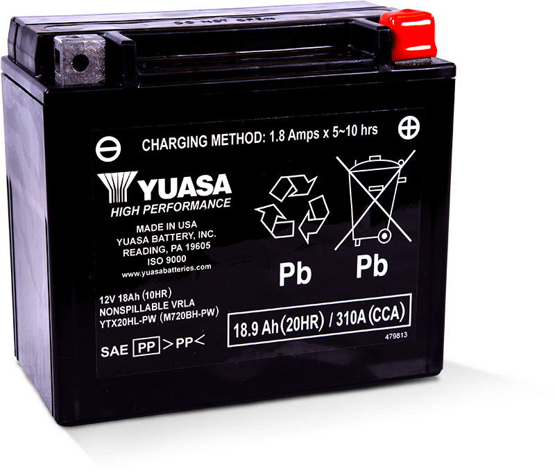 Load image into Gallery viewer, Yuasa Battery YUAM720BH-PW YSA Maintenance Free Battery
