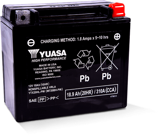 Yuasa Battery YUAM720BH-PW YSA Maintenance Free Battery
