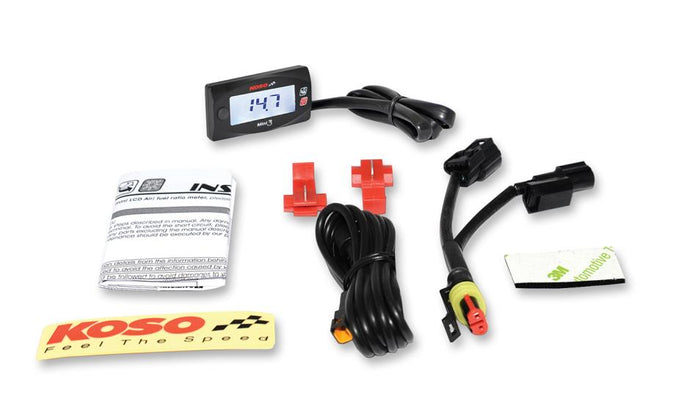Koso North America BA003214 Mini Air/Fuel Ratio Meter