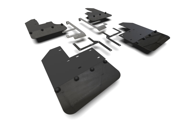 Load image into Gallery viewer, Rally Armor MF104-BLK-MBK RAL UR Blk Flap/Met. Blk Logo
