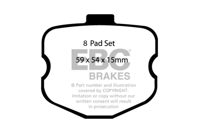 Ebc DP31771/2C EBC Redstuff Brake Pad Sets