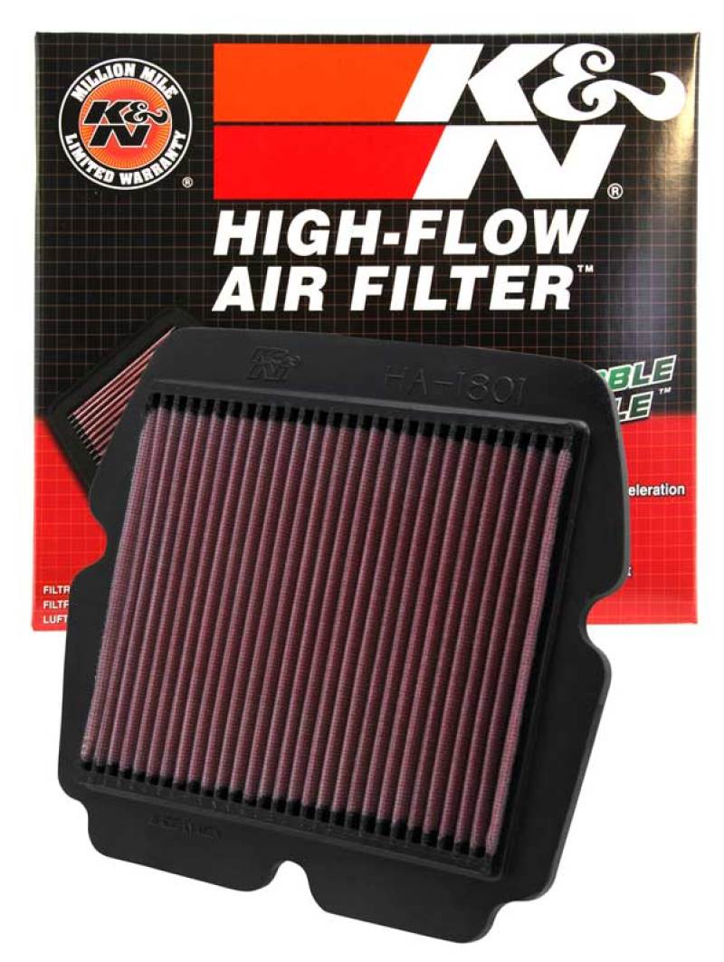 Load image into Gallery viewer, K&amp;N Engineering HA-1801 KN Motorcycle Direct Fit Air Filters
