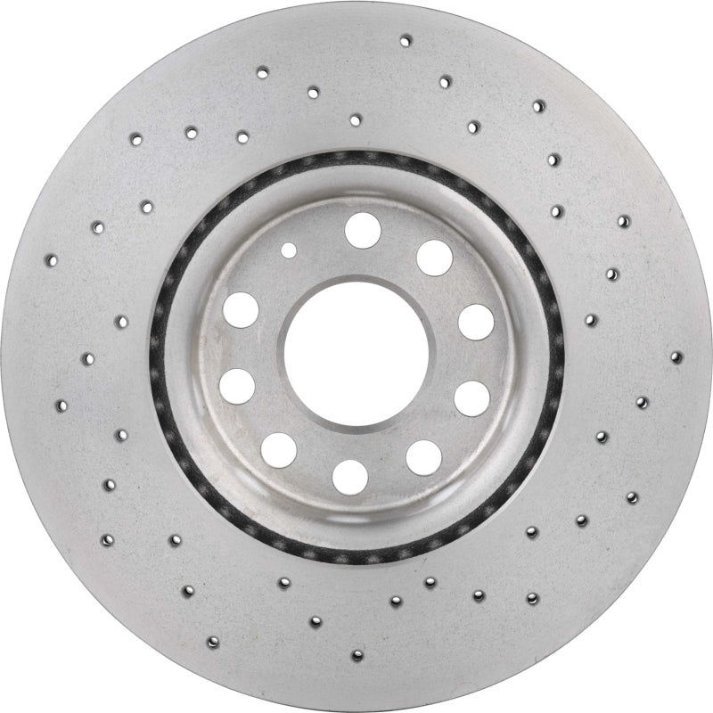 Load image into Gallery viewer, Brembo Oe 09.9772.1X BRE Drilled UV Coated Rotors
