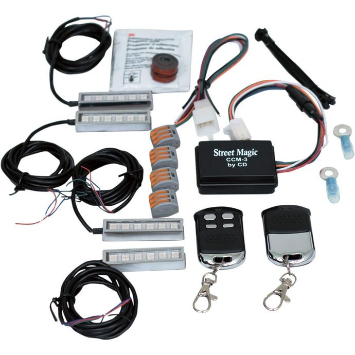 Custom Dynamics TMWZ01BM6 Magical Wizard Starter Light Kit with Bluetooth Color Command 5 Remote Control