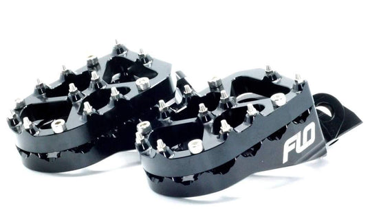 Flo Motorsports SPEG-792BLK Snow Bike Footpegs - Black