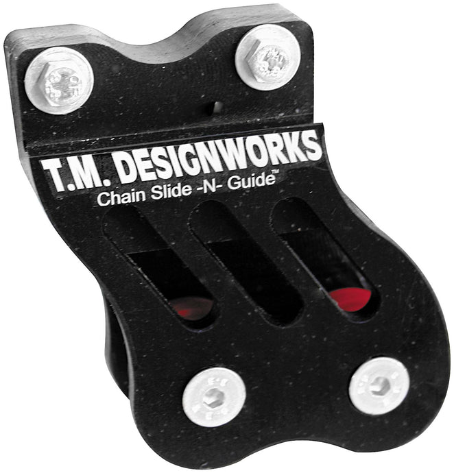 T.M. Designworks RCG-002-GR Rear Chain Guide and Dual Powerlip Roller - Kawasaki Green