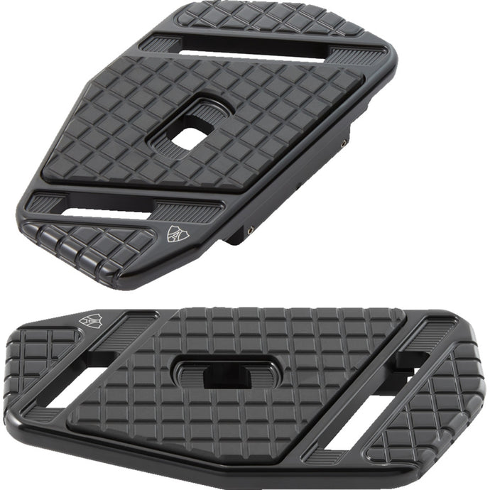Arlen Ness 410-028 SpeedLiner Passenger Floorboard - Black Anodized