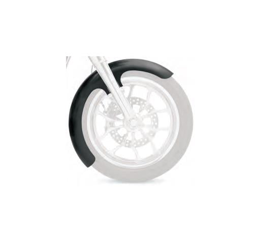 Klock Werks KWF-01-0104-2014 Tire Hugger Series Wrapper Front Fender with Mounting Blocks for 16in.-19in. Wheel