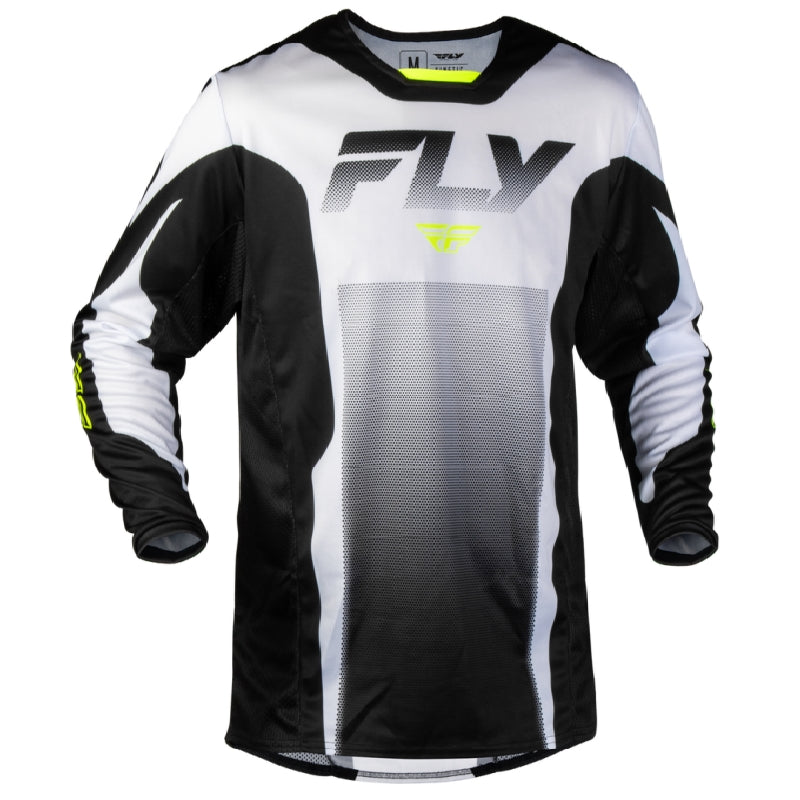 Load image into Gallery viewer, Fly Racing Kinetic Fade Jersey (XX-Large, White/Black/Hi-Vis)
