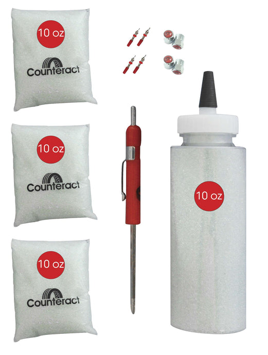 Counteract ATV-10 Tire Balancing Beads and Installation Bottle