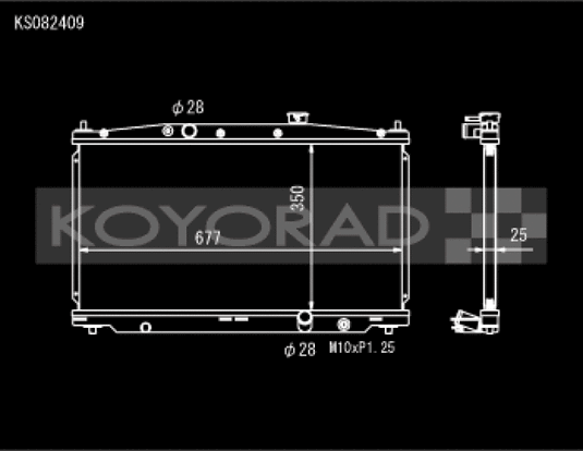 Koyo KS082409 KOY Racing Radiators