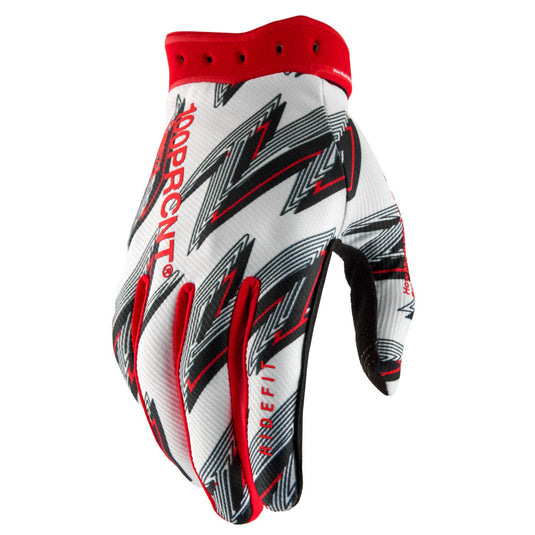 100% Ridefit 2 Gloves (XX-Large, Red)
