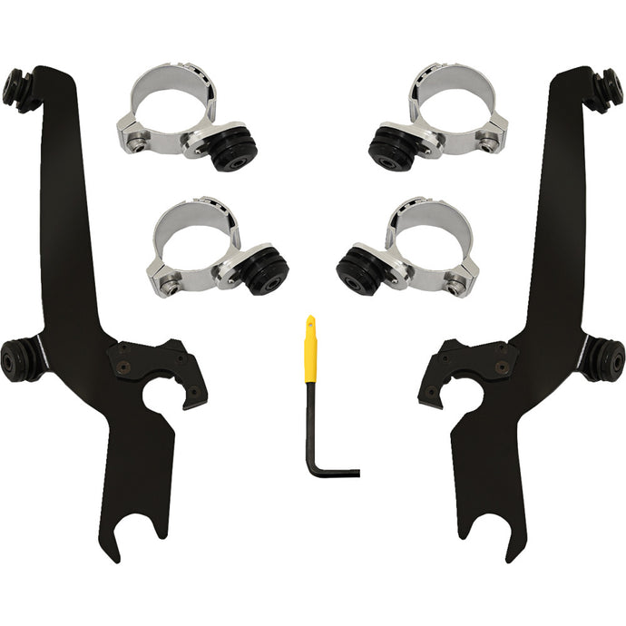 Memphis Shades MEB2069 No-Tool Trigger Lock Sportshield Mounting Kits - Black
