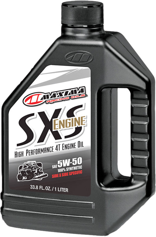 Maxima 30-18901 SXS Full Synthetic Engine Oil - 5W-50 - 1L.