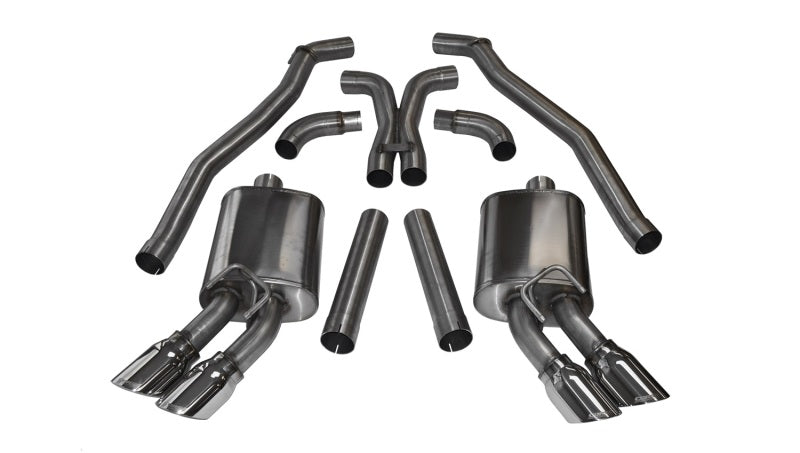 Load image into Gallery viewer, Corsa Performance 14971 COR Cat-Back + X-Pipe Sport
