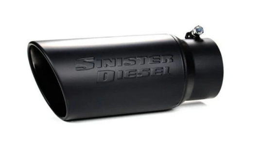 Sinister Diesel SD-4-6-BLK SIN Exhaust Tips