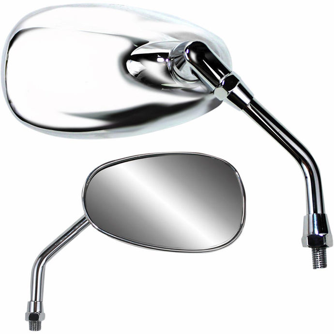 Parts Unlimited 0640-0945 Classic American-Style Mirror - Standard - Universal