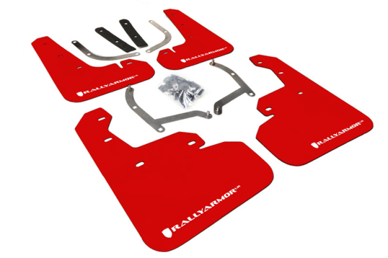 Load image into Gallery viewer, Rally Armor MF45-UR-RD/WH RAL UR Red Flap/Wht Logo
