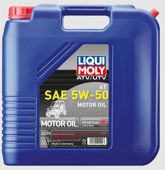 Liqui Moly 22299 ATV 4T Motor Oil - 5W-50 - 20L.
