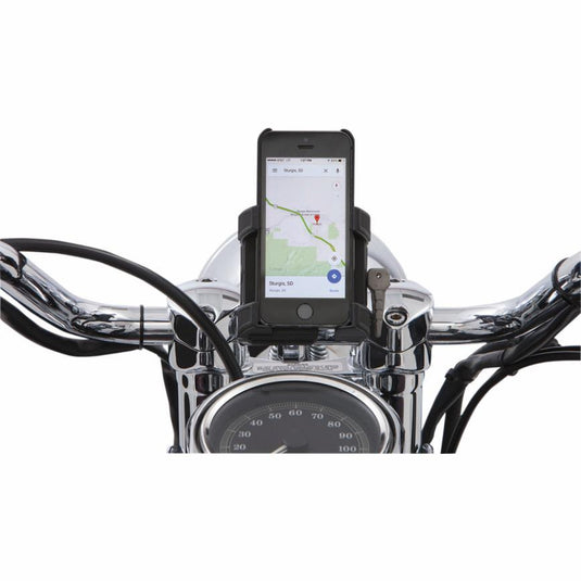 Ciro 50315 Smartphone Holder without Charger Handlebar Mount - 1-1/4in. - Black