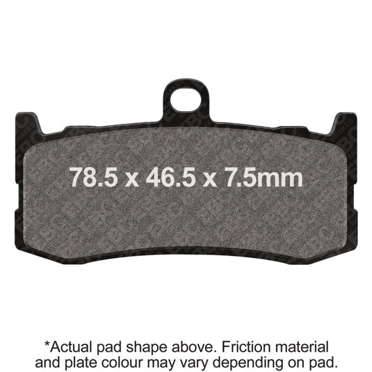 Ebc Powersports FA491HH EBC HH Sintered Brake Pads