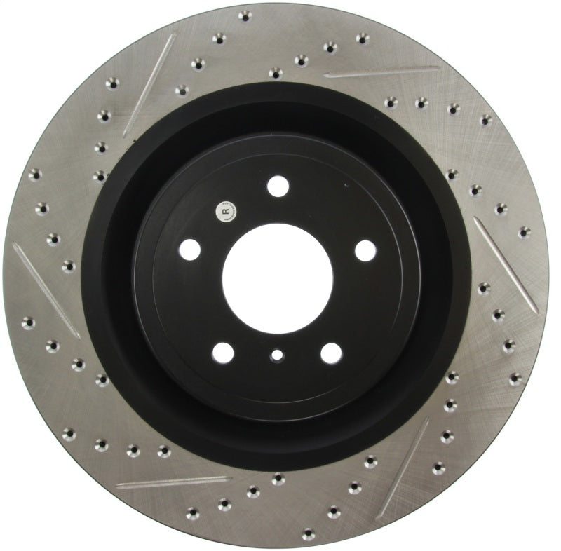 Load image into Gallery viewer, Stoptech 127.42100R ST Slot &amp; Drill Brake Rotors
