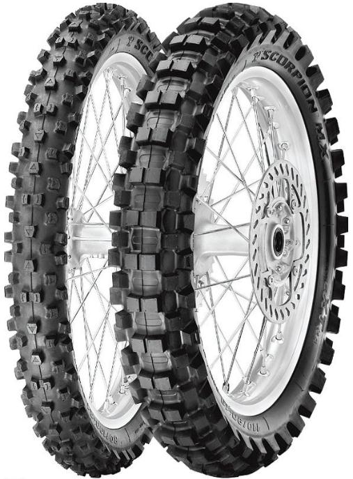 Pirelli 2133900 Scorpion MX eXTra J Rear Tire - 80/100-12