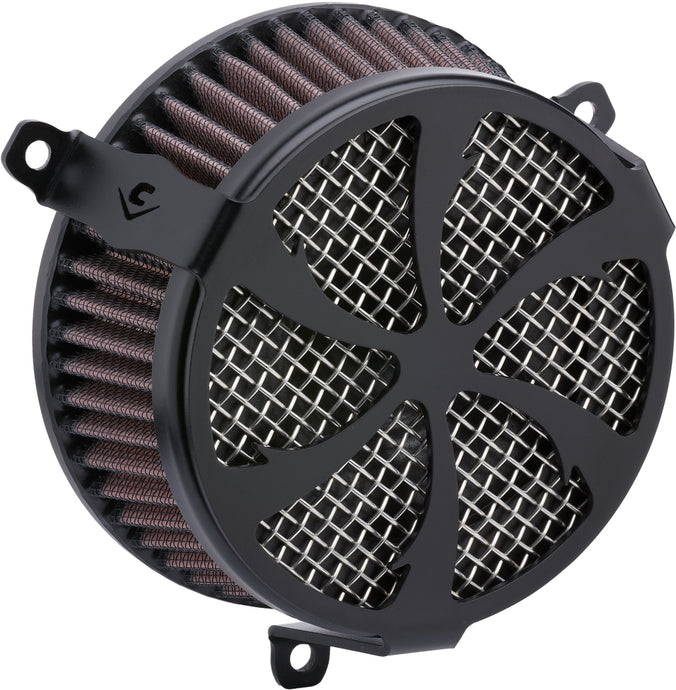 Cobra 06-0467-01B-SB Air Cleaner Kit - Swept - Black