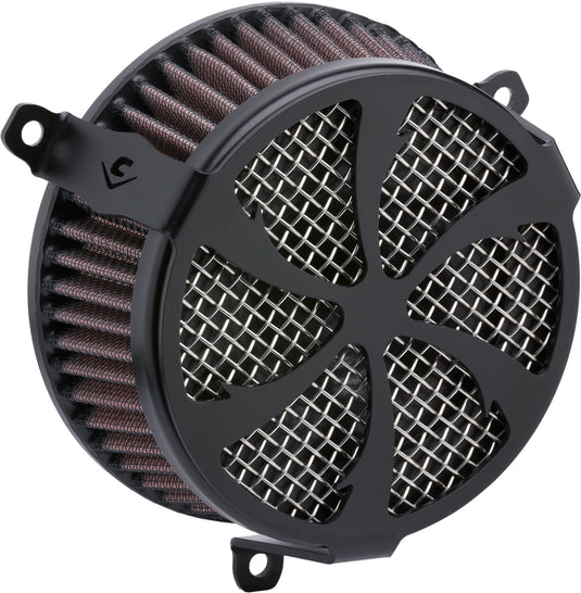 Cobra 06-0467-01B-SB Air Cleaner Kit - Swept - Black