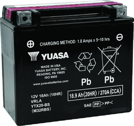 Yuasa Battery YUAM32RBS YSA Maintenance Free Battery