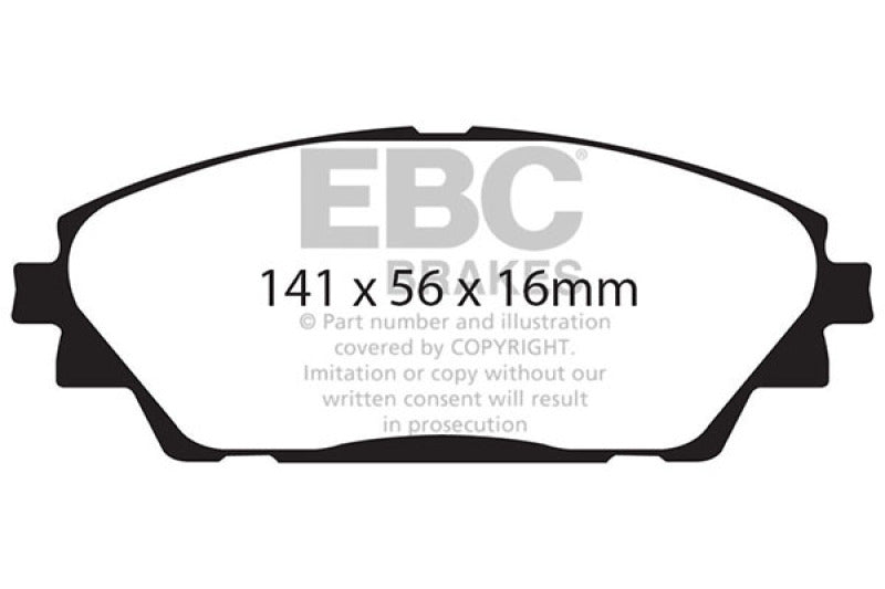 Load image into Gallery viewer, Ebc DP22185 EBC Greenstuff Brake Pad Sets
