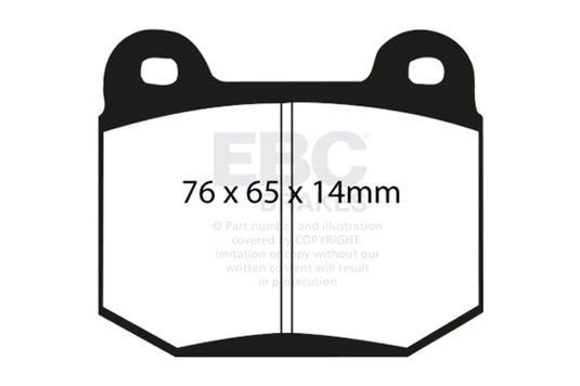 Ebc DP51538NDX EBC Bluestuff Brake Pad Sets