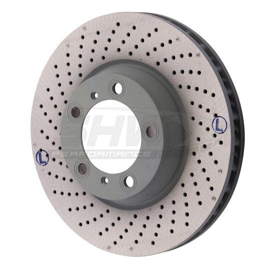 Shw Performance PFL30922 SHW Drilled-Dimpled MB Rotors