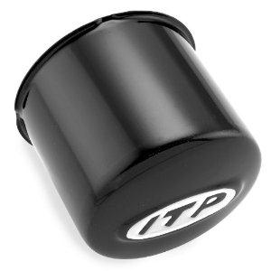 Itp SM130B Delta Steel Wheel Center Cap - 4/110 Bolt Pattern - Black
