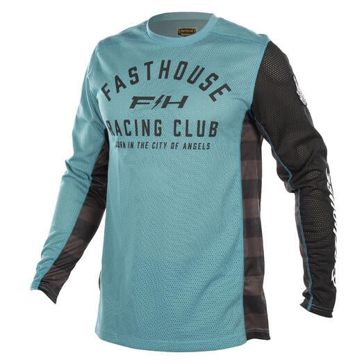 Fasthouse Grindhouse Air-Cooled Club Jersey (X-Large, Indigo/Black)