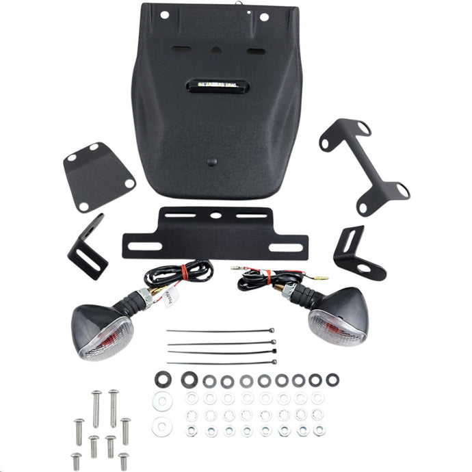 Targa 22-182-L Tail Kit with Turn Signals - Black/Clear