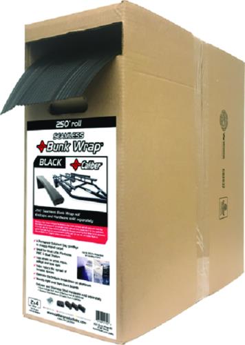 Caliber Products 23068-BK Bunk Wrap - 2in. x 6in. x 250ft. Roll - Black